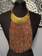 Maasai Beaded Choker with Brass