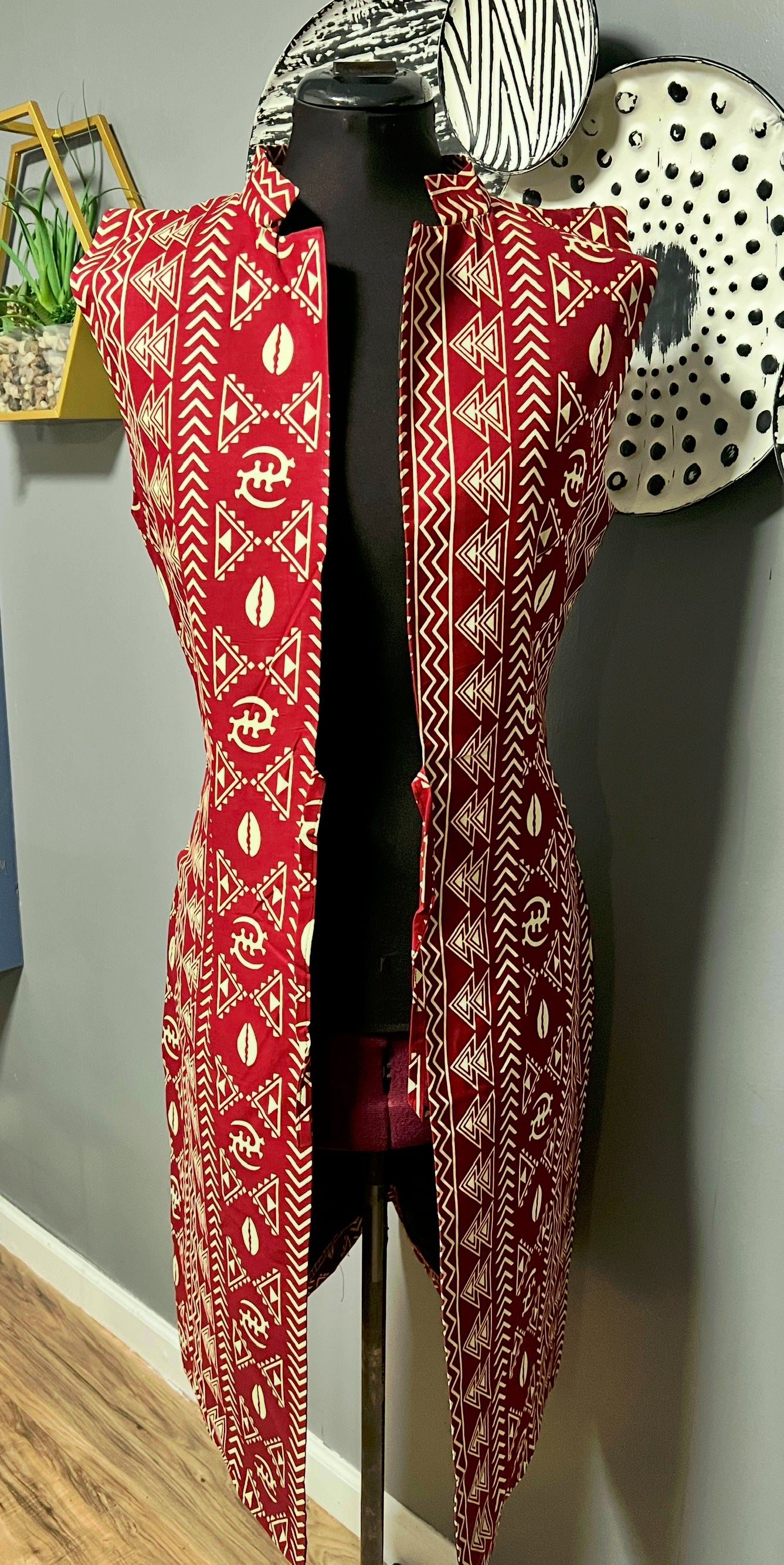 Kimono's/Dusters Sleeveless - Medium