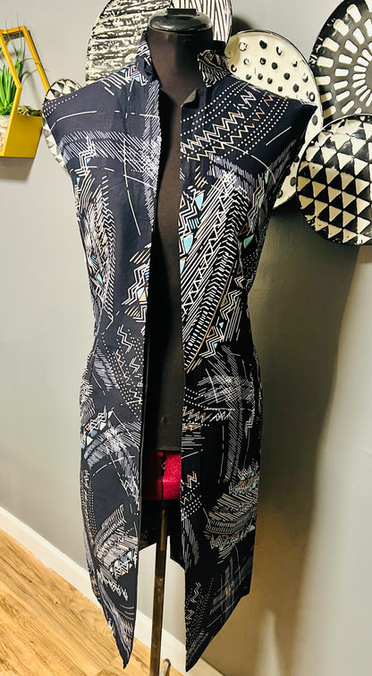 Kimono's/Dusters Sleeveless - Medium