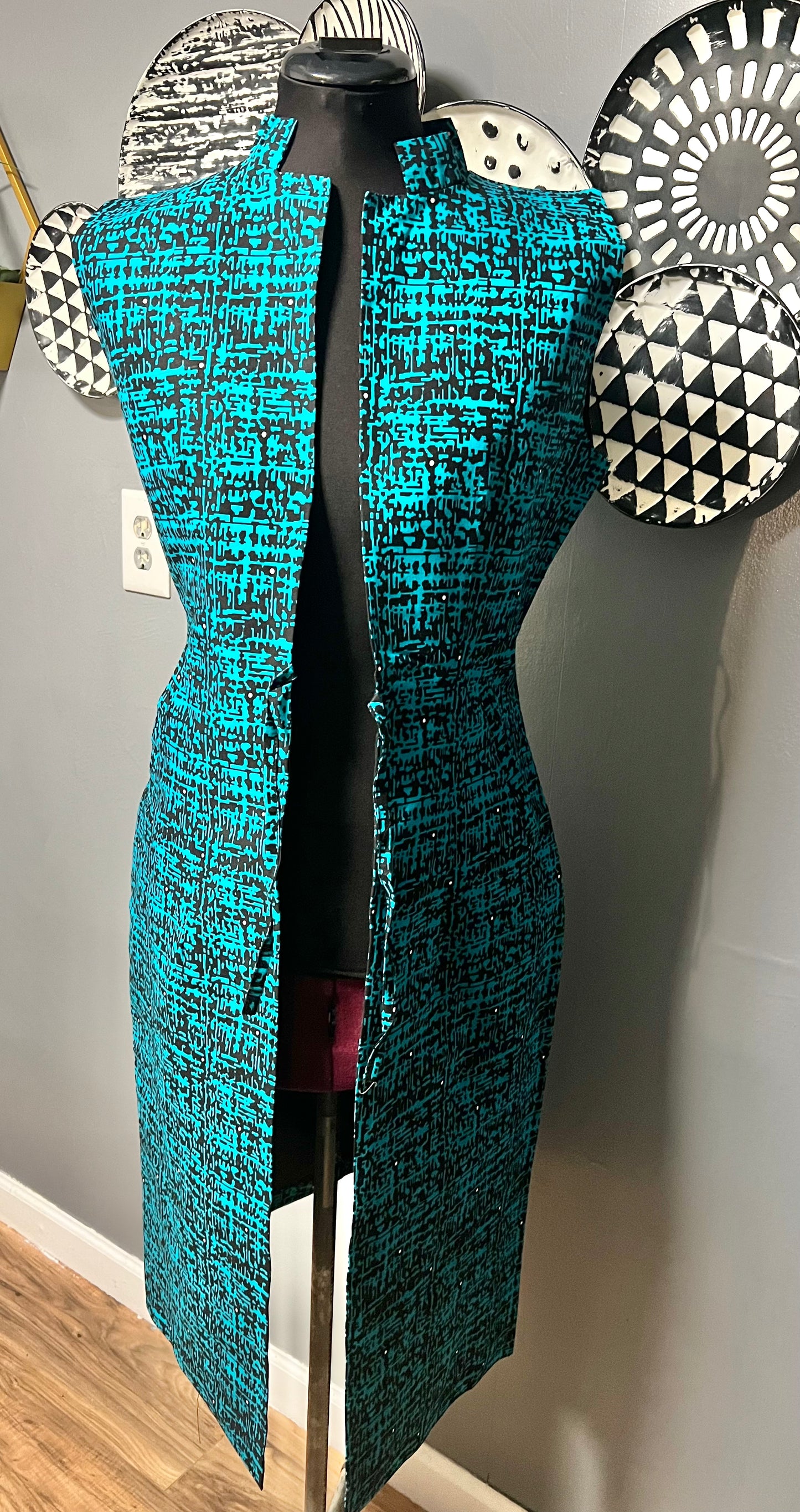 Kimono's/Dusters Sleeveless - Medium