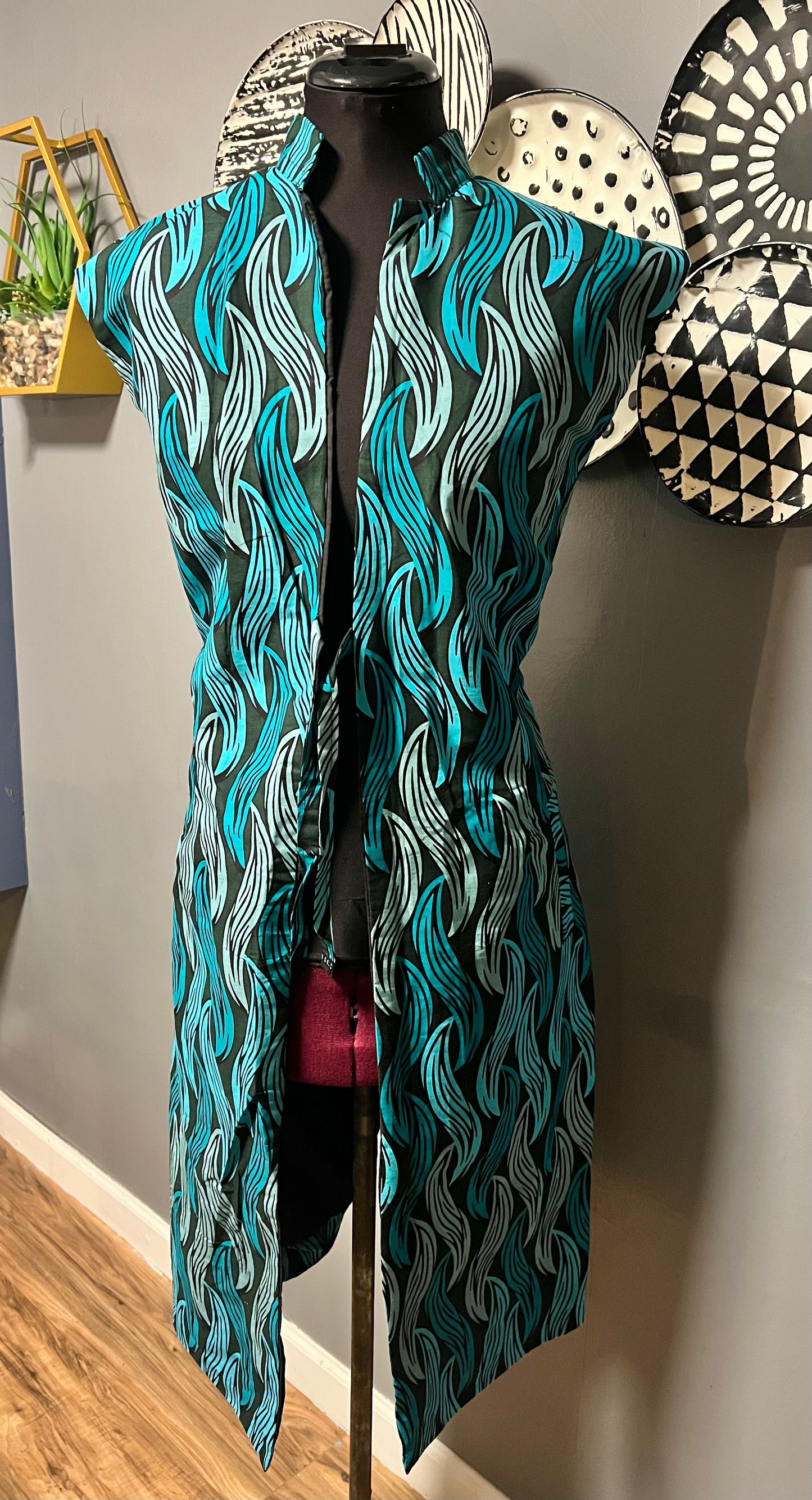 Kimono's/Dusters Sleeveless - XL Large