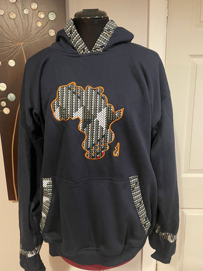 Ankara Hoodies - XL