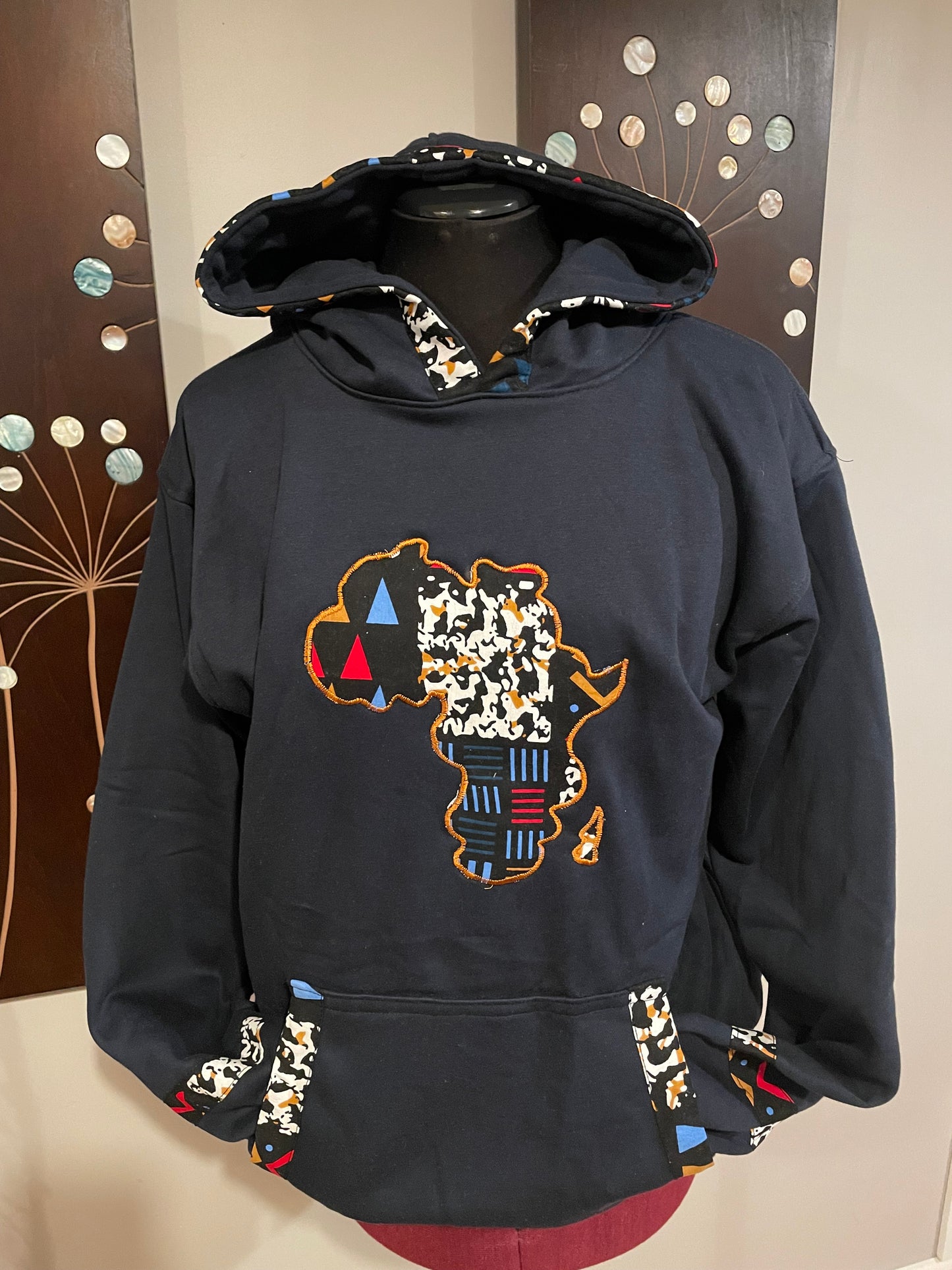 Ankara Hoodies - Large