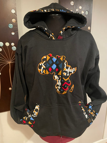 Ankara Hoodies - Large